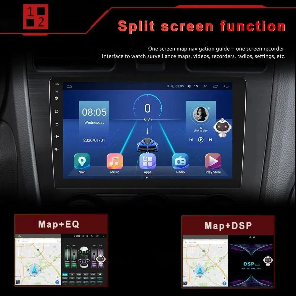 9Inch Car Radio CarPlay Android Auto &ndash; Bluetooth WiFi