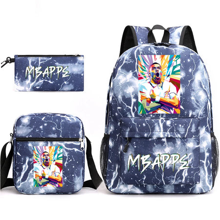 print student backpack set children's school bag shoulder bag pencil case 3-piece set 2