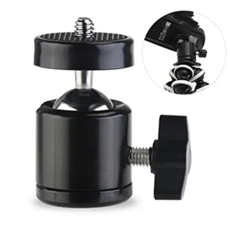 360&deg; Swivel Tripod Ball Head for DSLR &amp; Action Cameras