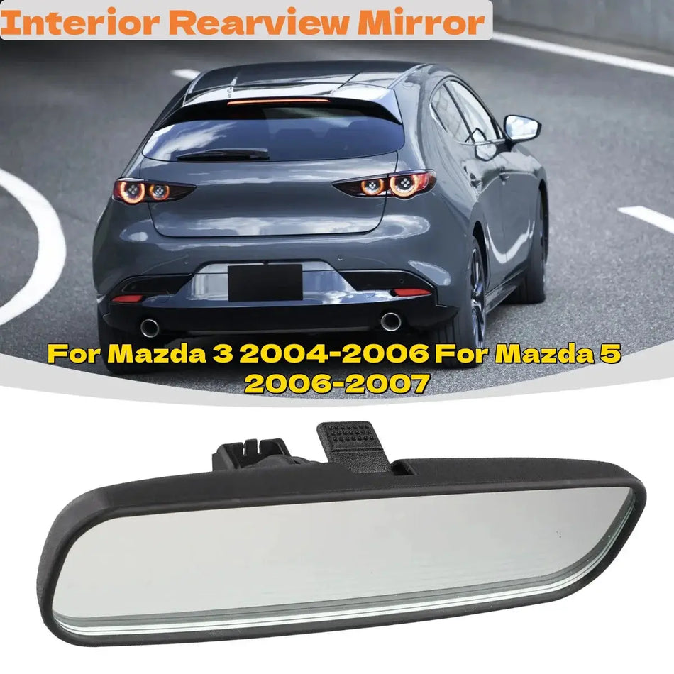 Interior Rearview Mirror Replacement For Mazda 3 2004-2006 Mazda 5 2006-2007 by InterCyprus Trading Ltd