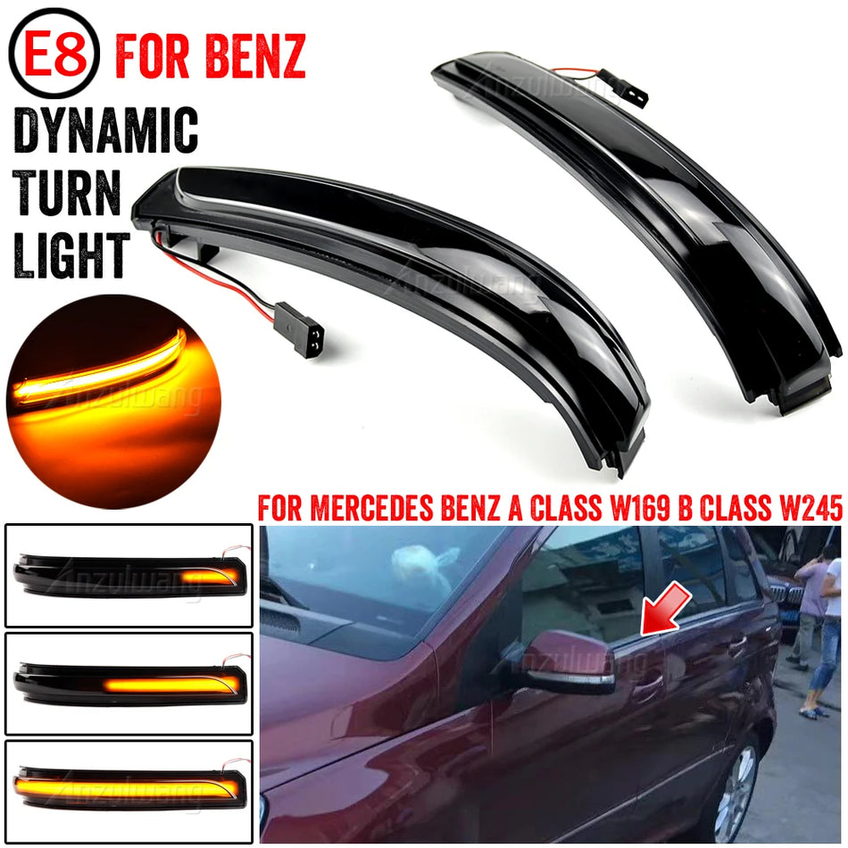 Luces LED Secuenciales en Espejos Laterales para Mercedes-Benz W169 W245