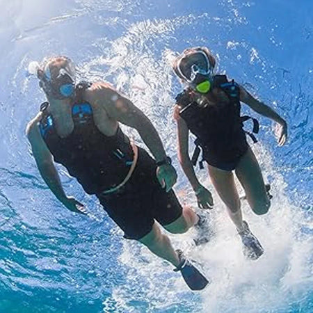 Power Breath Palawan Inflatable Vest Jacket Adults &ndash; Two-Way Breathing Technology