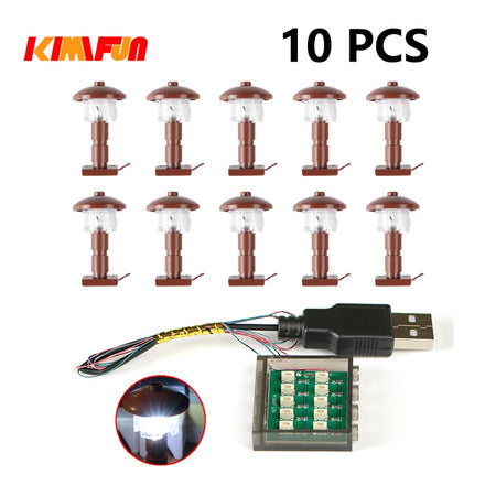 10Pcs 0.8mm RGB LED Blocks &ndash; Lego Compatible Blocks