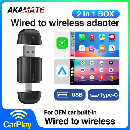 2in1 Wireless CarPlay Dongle &ndash; Wired To Wireless Conversion