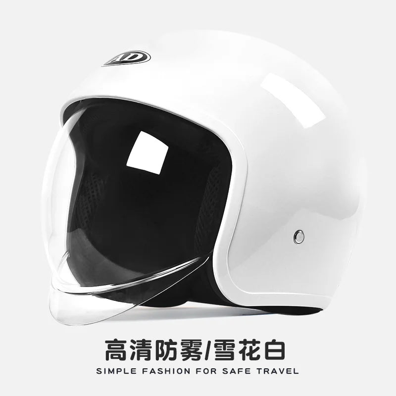 GB Certified Universal Open-Face Electric Vehicle Helmet for All Seasons BAI