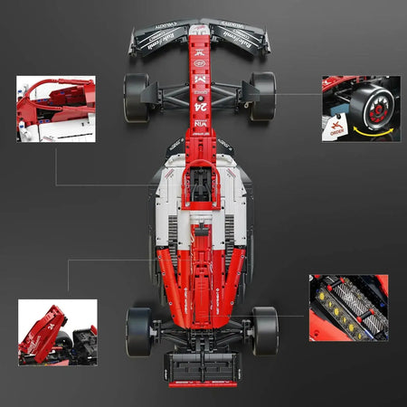 Toylinx 1 To 8 Scale Racing Car Build Kit 1770 Pieces
