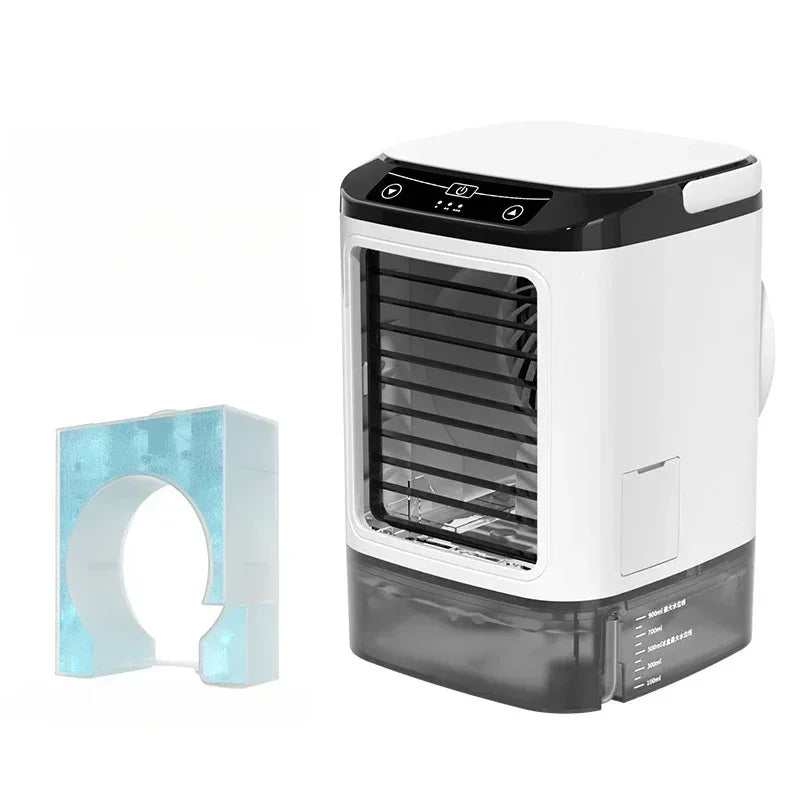 Portable Air Conditioner Fan with Ultrasonic Atomization, 3-Speed, Quiet Night Light no atomization