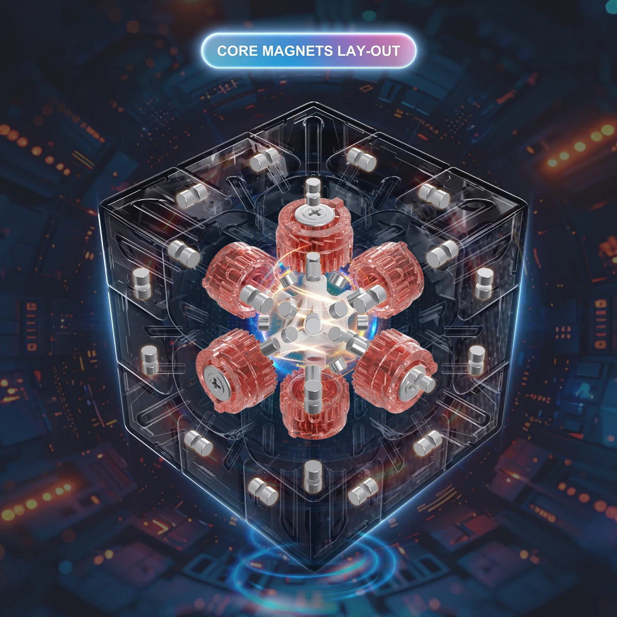 YJ MGC Beta 3x3 Magnetic Cube - Professional Speed Puzzle Toy