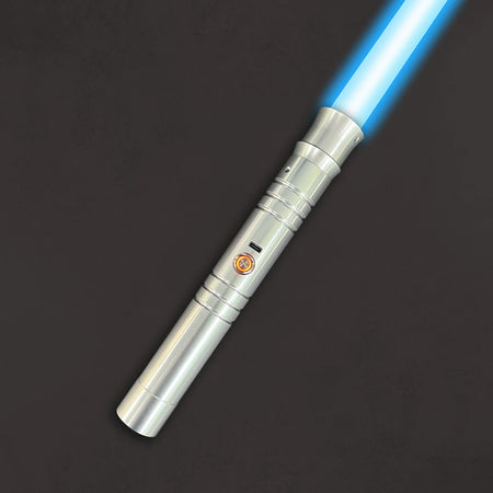 Heavy Dueling Lightsaber with Soundfonts and Colour Changing Blade - 56 cm Cosplay Toy 1 PCS LED Silver 3-3