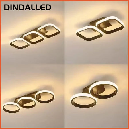 DINDALLED Modern LED Ceiling Light &ndash; Ring LED Fixture