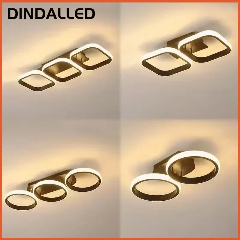DINDALLED Modern LED Ceiling Light &ndash; Ring LED Fixture