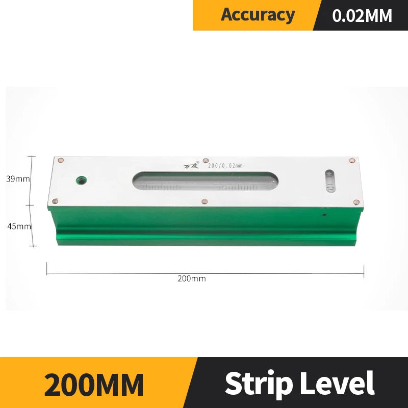 Strip Level &ndash; Ultra-Precise 0.02mm Strip Gauge Tool 200mm
