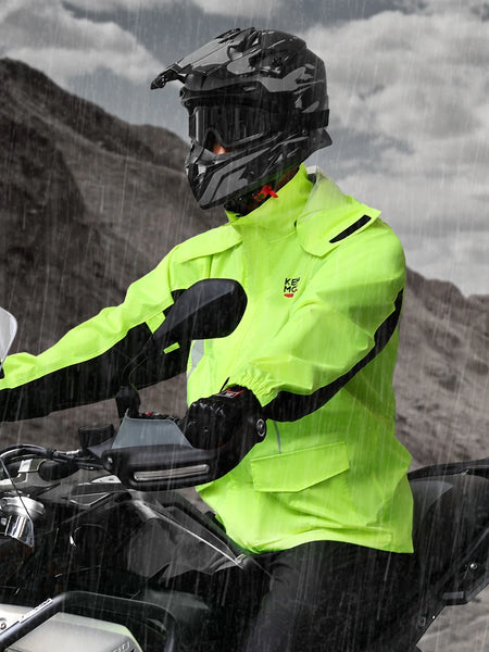 Motorcycle Raincoat Split Suit Waterproof &ndash; Reflective Gear