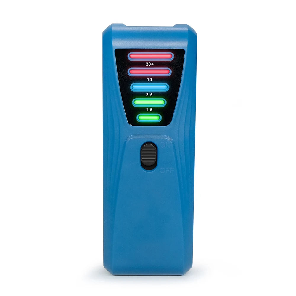 LED EMF Meter 0-20 MilliGauss &ndash; Five Color LED Indicator Blue