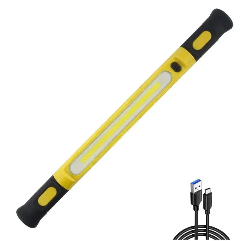 Super Bright Magnetic Work Light &ndash; Built-In 5200mAh Rechargeable Battery 5200mah Yellow / CHINA