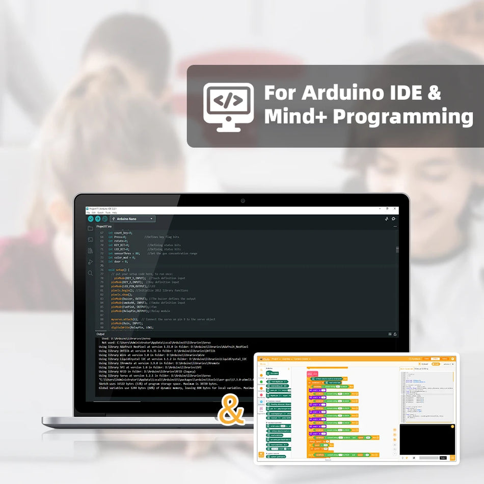 Kit d'automatisation intelligente Arduino Uno pour l'éducation et la robotique