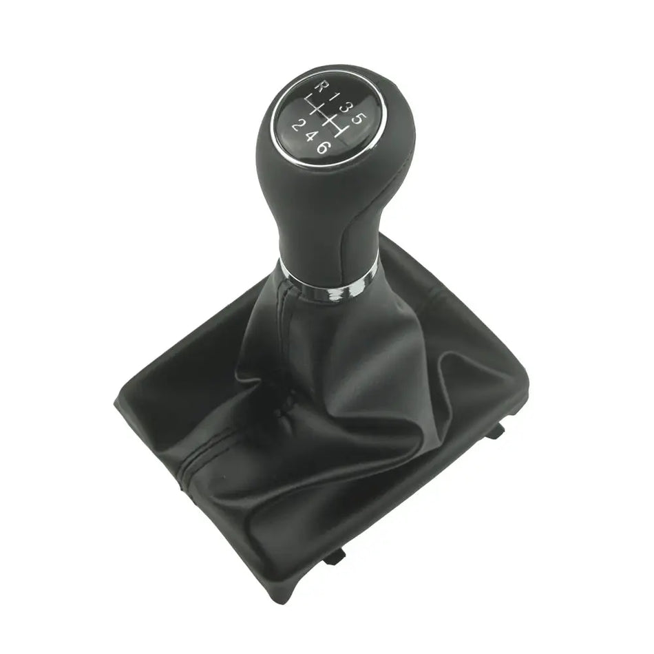 Gear Shift Knob With Boot Cover For Audi A4 A5 A6 Q5 by InterCyprus Trading Ltd