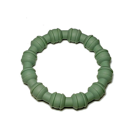 NoEnName Null Baby Silicone Teether &ndash; Safe and Non-Toxic Design green