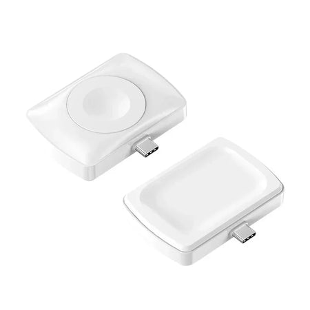 Magnetic Wireless Charger For Apple Watch 2-In-1 &ndash; USB-C White