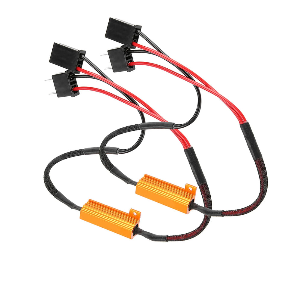 H7 LED Decoder Işıklar için 2 Paket, Hiper Yanıp Sönmeyi Önleyici, Hata Yok