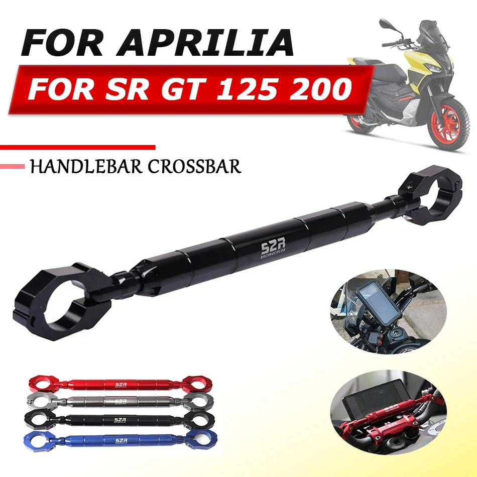 Aprilia SR GT 200 Μπάρα Ισορροπίας από Κράμα Αλουμινίου με Βάση Κινητού