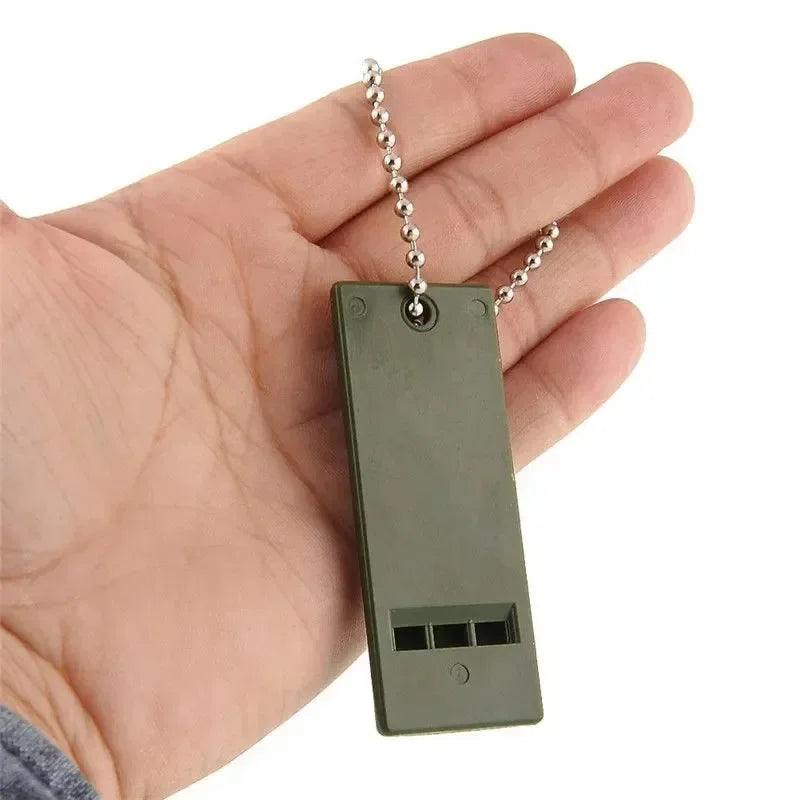 3-Frequency High Decibel Survival Whistle for Camping and Hiking