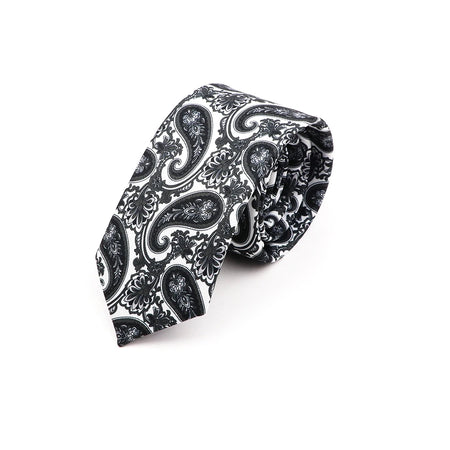 Vintage Paisley Men's Tie - Blue Red Necktie for Business &amp; Weddings 6
