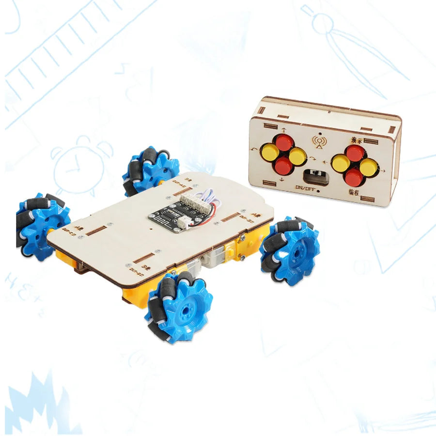 DIY vědecký experimentální hračky STEM dálkově ovládané auto pro děti