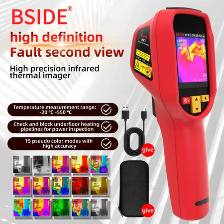 BSIDE HX1 HX3 Handheld Thermal Imaging Camera HD Resolution