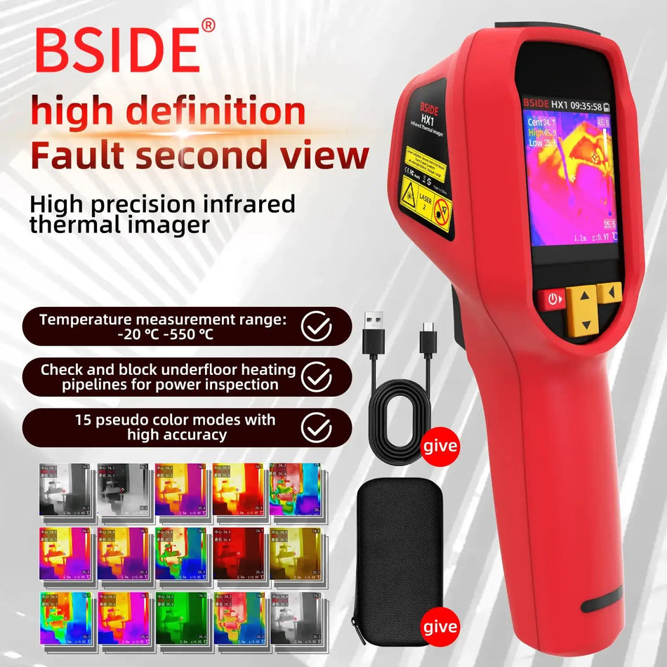 BSIDE HX1 HX3 Handheld Thermal Imaging Camera HD Resolution
