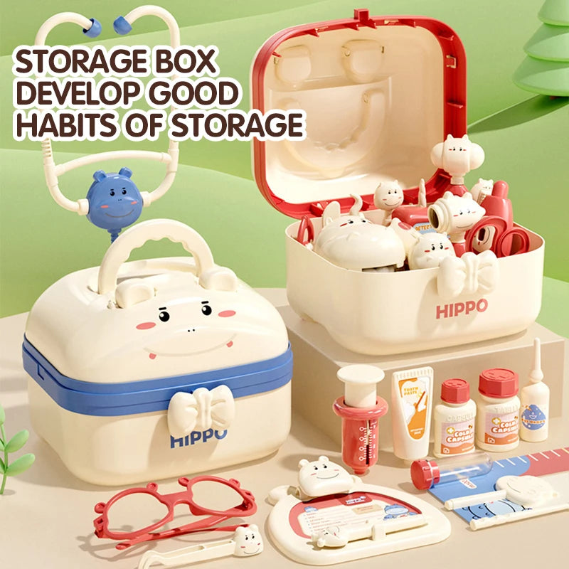 Child Doctor Kit Pretend Play Set - Storage Box Included