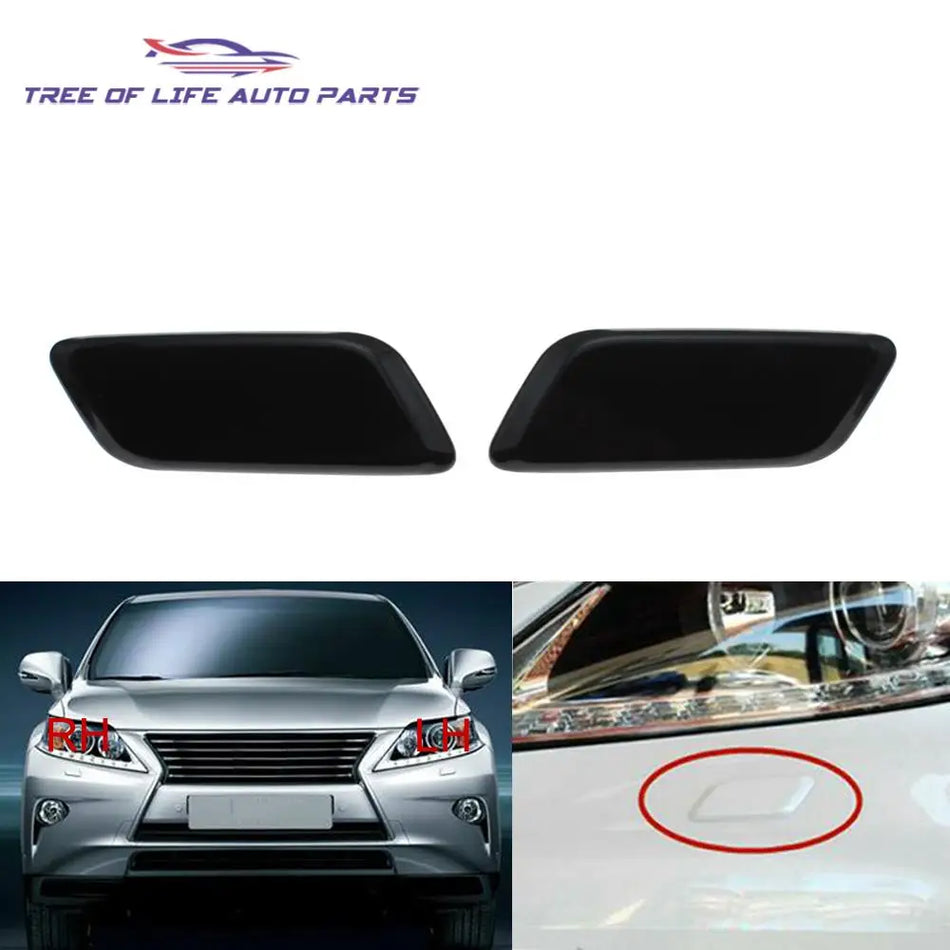 Καπάκι ακροφυσίου πλυσίματος φαναριών για Lexus RX270 RX350 RX450H, ανθεκτικό πλαστικό ανταλλακτικό, εύκολη εγκατάσταση