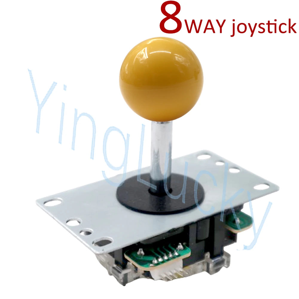 Arcade Joysticks 8-Way 5Pin &ndash; Sanwa Style Precision for Game Consoles 5p-8way-yellow