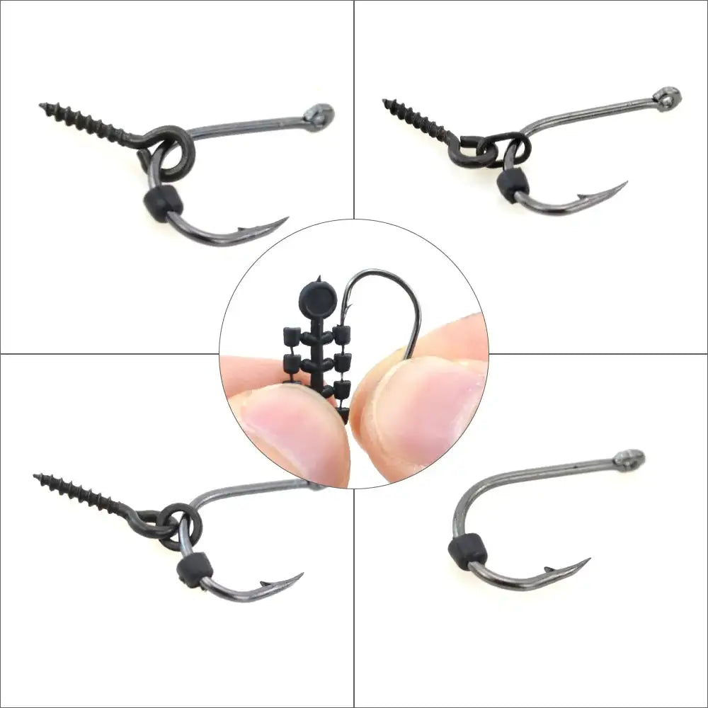 Carp Fishing 50Pcs Rubber Beads Hook Stops For Chod Rigs