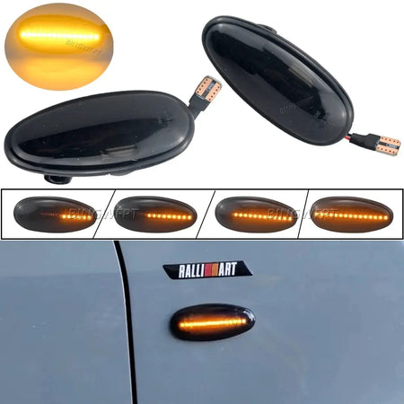 For Mitsubishi Lancer (CK / ES) 1996 1997 1998 1999 2000 2001 2002 2003 2004 - 2007 LED Dynamic Turn Signal Side Marker Light by InterCyprus Trading Ltd