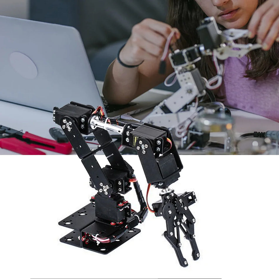 6DOF Roboterarm Klammer Klaue Kit für DOF Manipulator Industrie-Roboterteile
