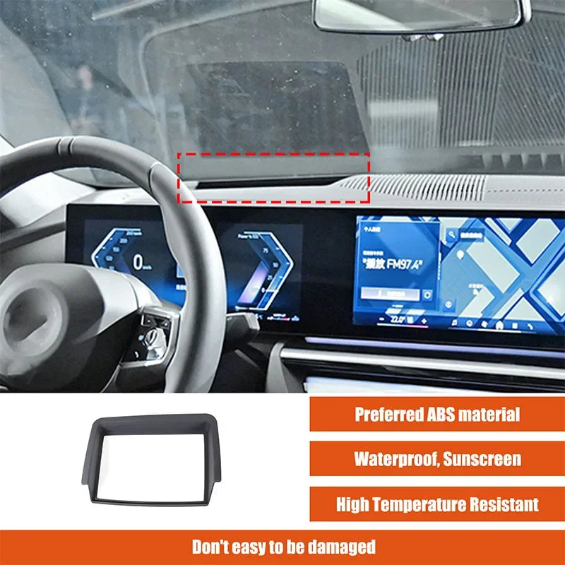 ABS černý kryt lišty pro BMW 5 Series G60 2024 palubní desku