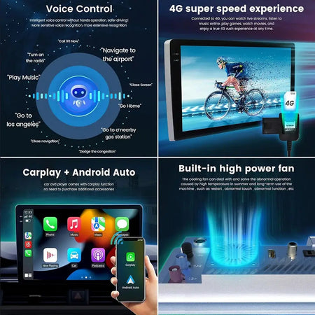 Android 15 2Din Car Stereo With QLED Screen And Carplay For BMW by InterCyprus Trading Ltd
