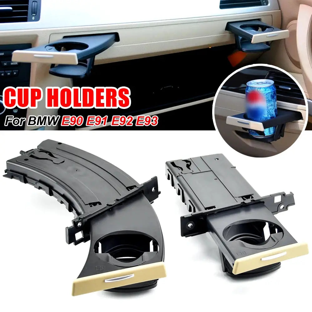 Dual Center Console Cup Holder For BMW 3 Series E90 E91 E92 E93 by InterCyprus Trading Ltd