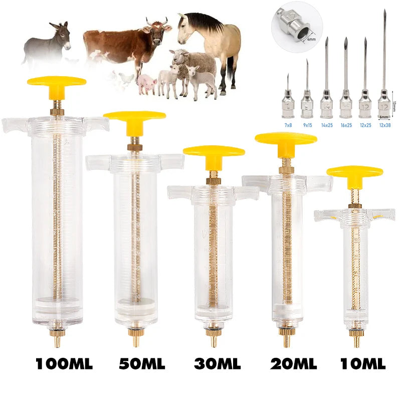 Adjustable Dose Syringe For Livestock &ndash; Precise Dosing