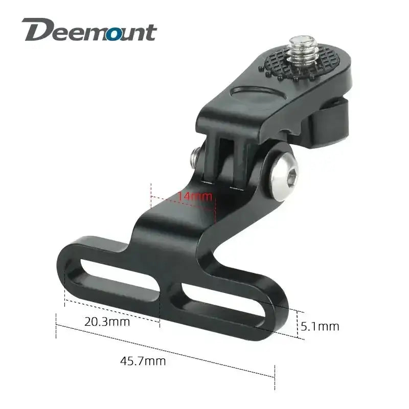 Cycle Stem Mount Lamp Holder GoPro Aluminum Bracket