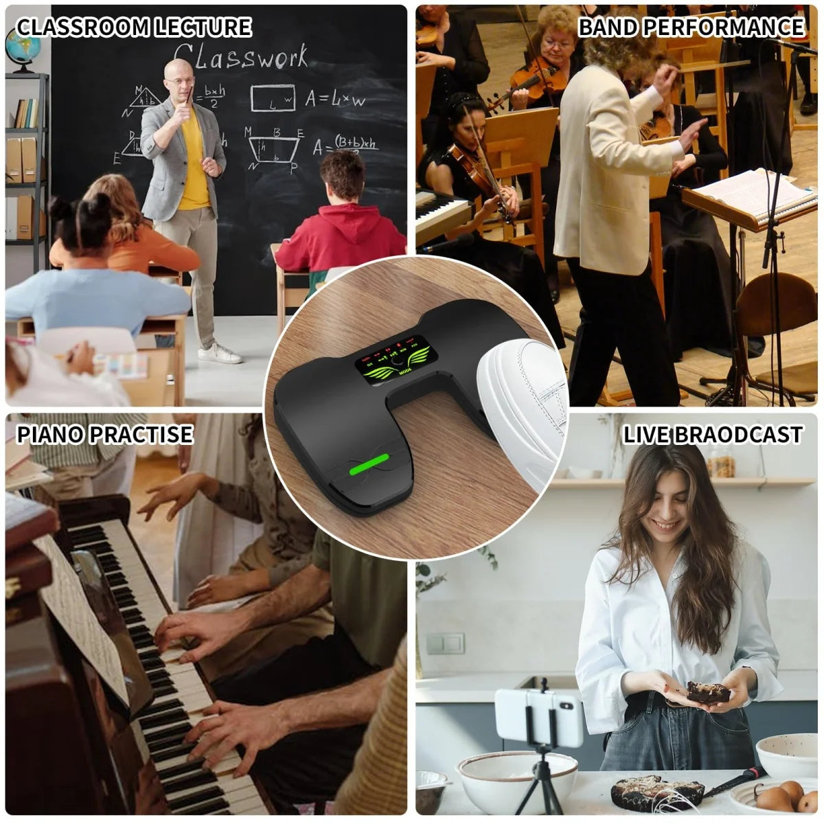 bluetooth piano pedal Wireless Page Turner Pedal Portable Music Page Turner for Tablets Smartphones BT Foot Page Turner Rechargeable & Anti-Skid Pad – InterCyprus Trading Ltd