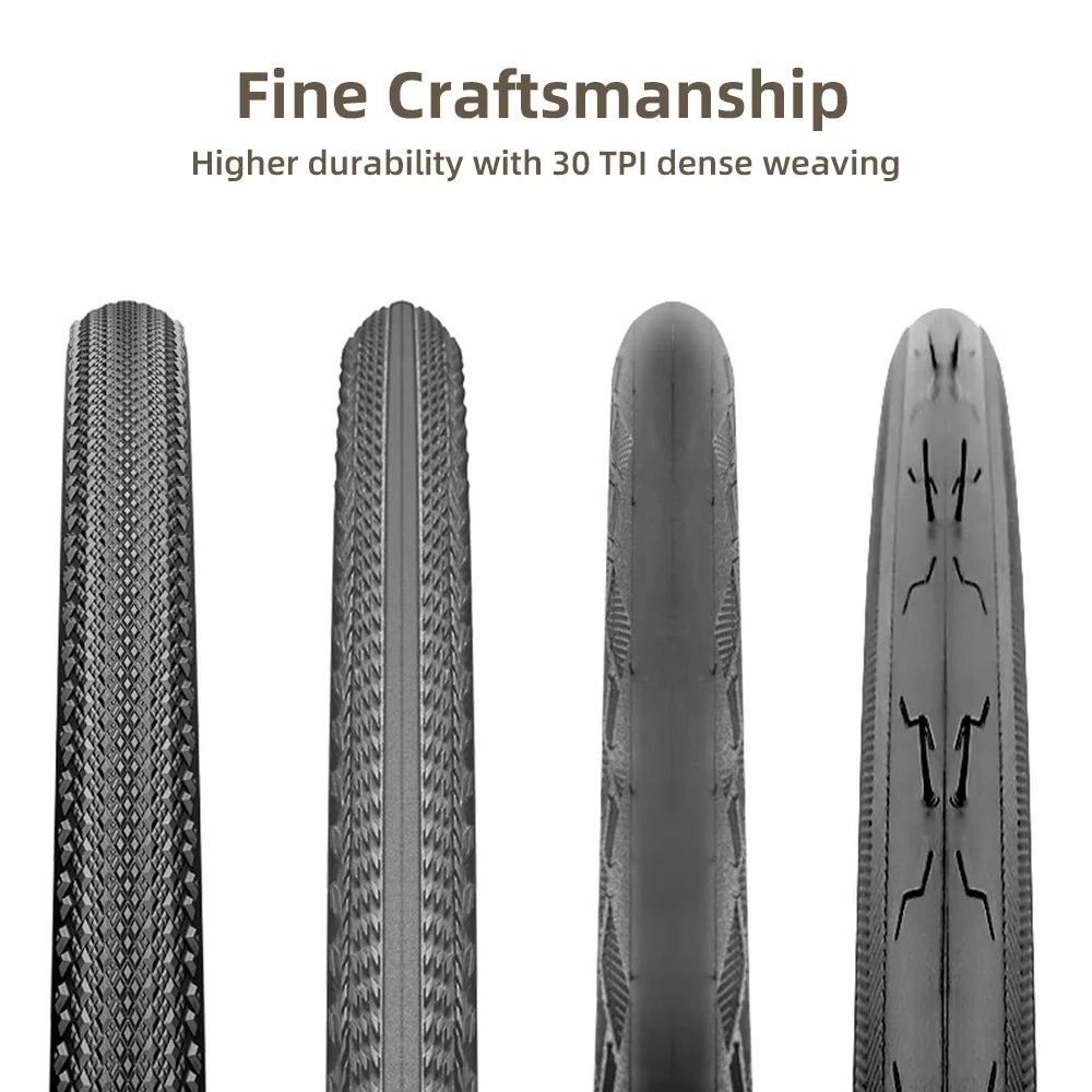 Kenda 700x25C Road Tires Premium &ndash; Retro Yellow Sidewalls