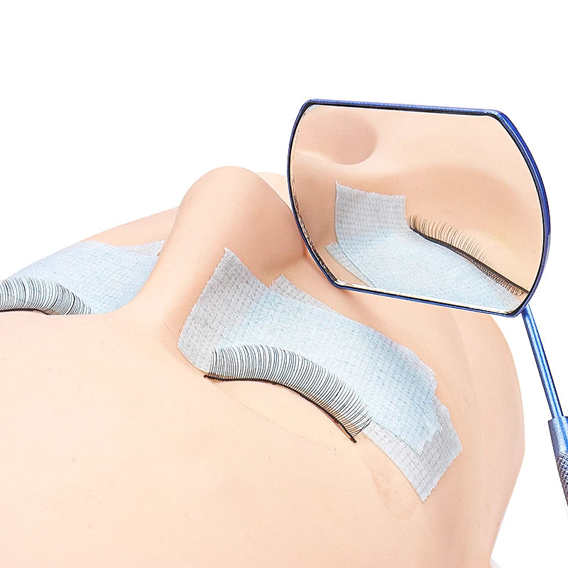 Stainless Steel Eyelash Checking Mirror for Precision Lash Lifting and Extensions