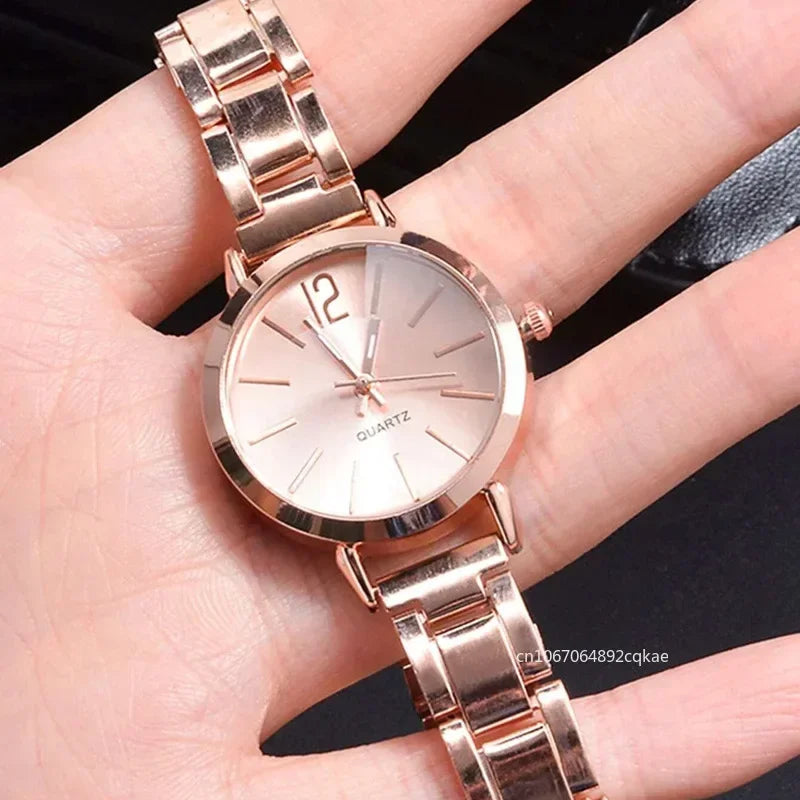 Luxury MOONBIFFY Ladies Quartz Bracelet Watch Set