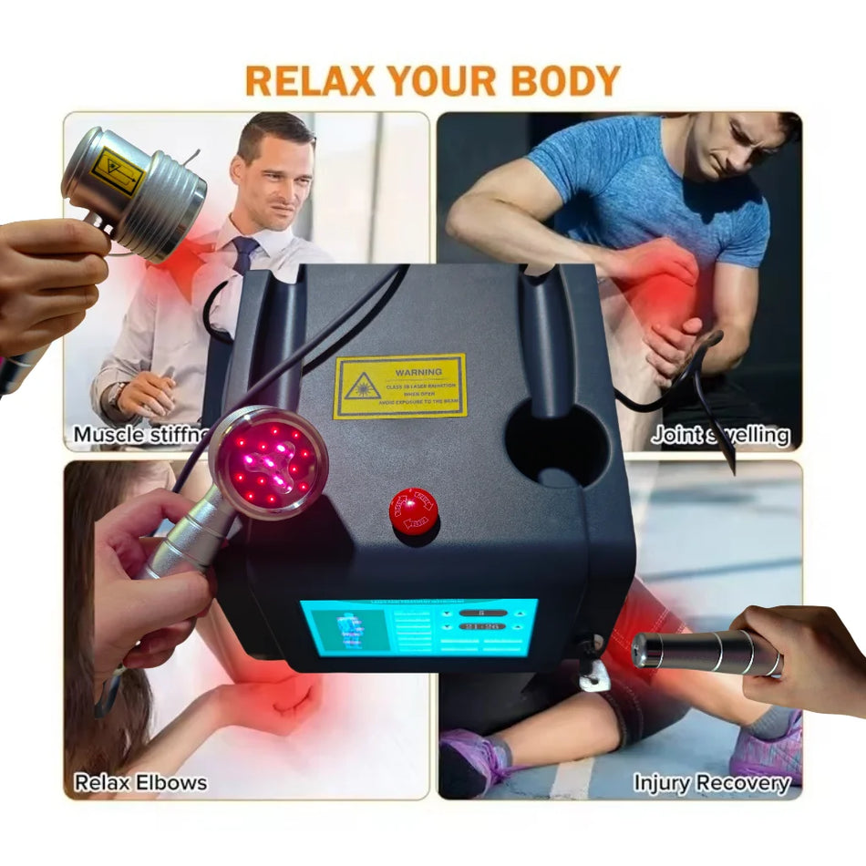 HLKGO Lotus Powercure Pro Ruční Laserová Terapie 650nm 808nm