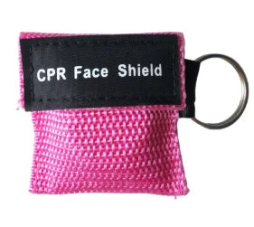 CPR Resuscitator Mask &ndash; Portable Emergency Aid Tool pink