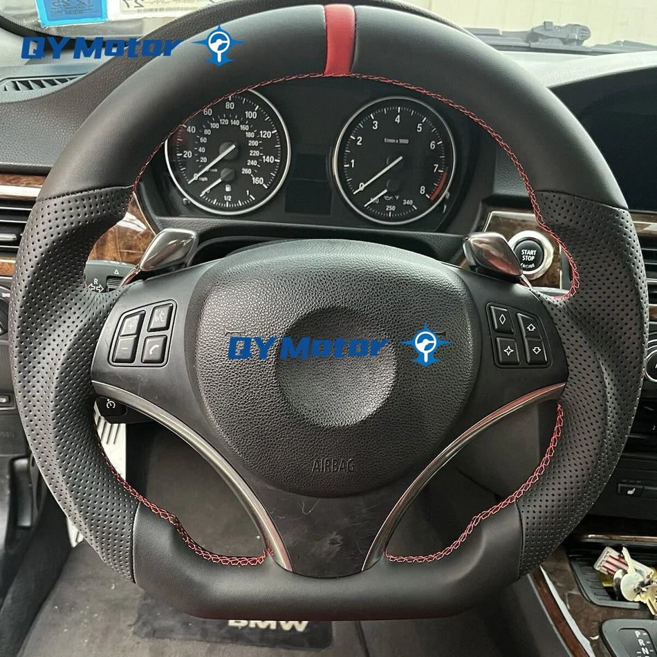 BMW M3 Steering Wheel for E89, E90, E91, E92, E93, Full Leather, Red