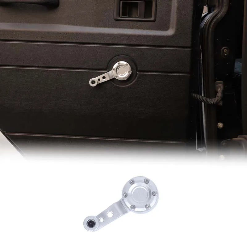 Suporte Traseiro Vermelho em Alumínio para Janela para Defender 90 110 130