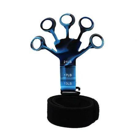 Hand Grip Strengthener for Athletes &amp; Musicians - 6 Resistance Levels blue-1pc